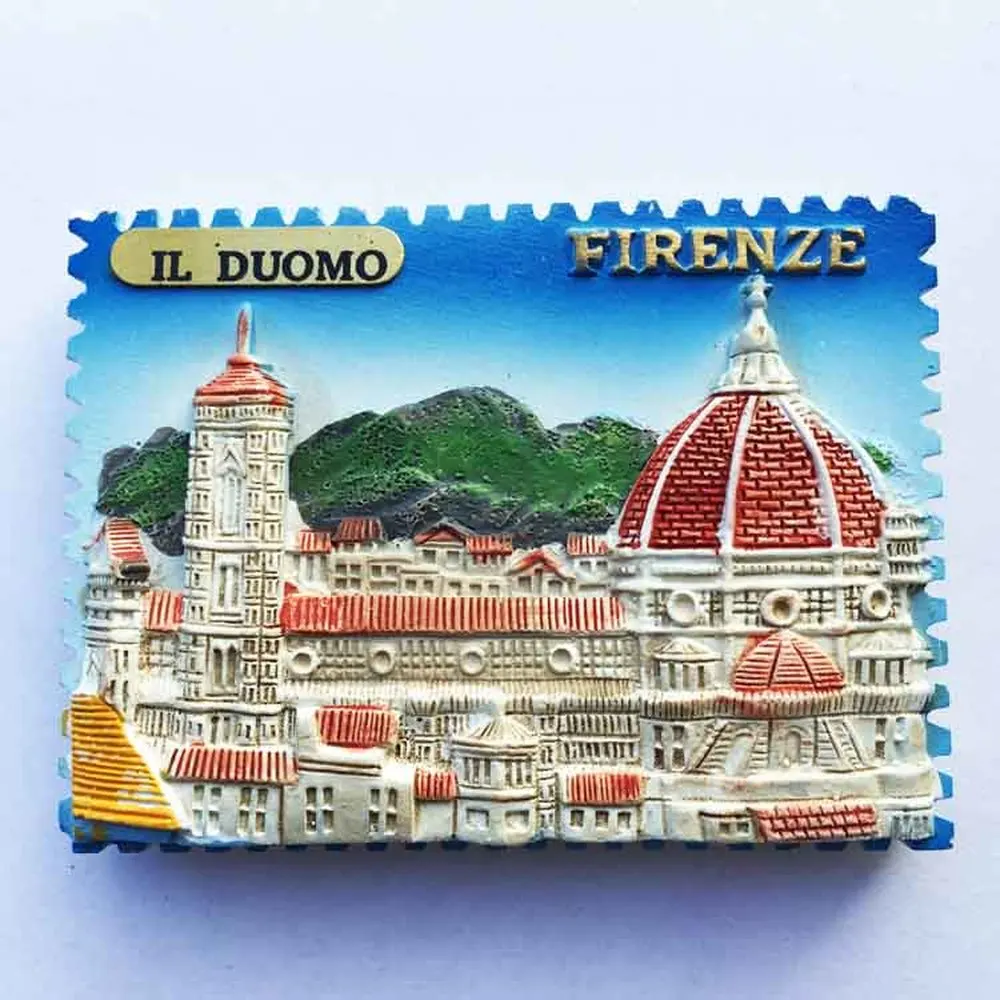 1pcs New Italy Florence Toscana Tourism Memorial Fridge Magnet 3D Magnetic Sticker Travel Souvenir Decoration | Дом и сад