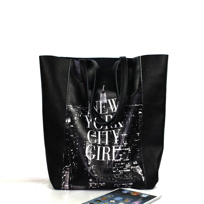 Женская сумка из натуральной кожи Flug katze вместительная Наплечная Сумка воловьей