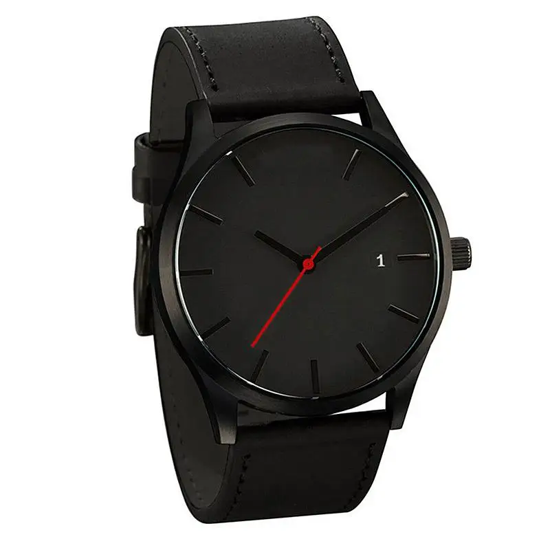 LinTimes Reloj 2020 большой циферблат военные кварцевые мужские часы кожа спортивные