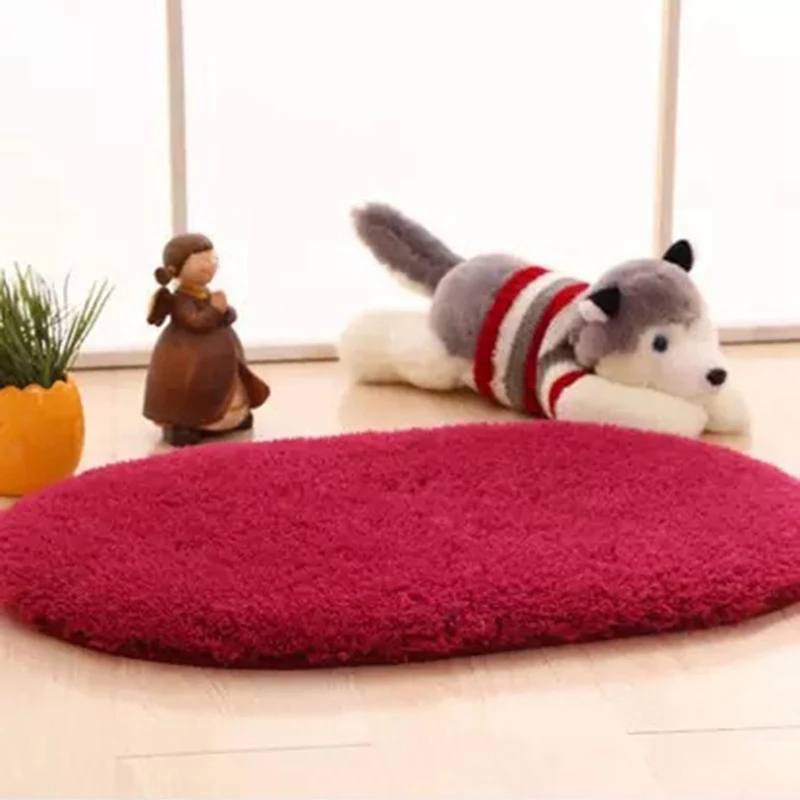 Wine Red Горячая 40*60 см Ванная Комната Коврики Скольжению Коврики Ватки Коралла Коврик Ковровое покрытие Водопоглощение Коврики новое Поступление коврик для ванной С2 - Цвет: Wine Red