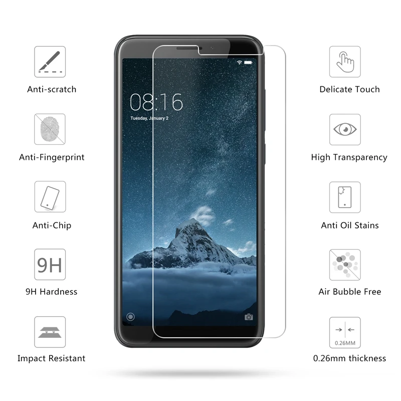 2 шт./лот 2.5D 0 26 мм 9H Премиум Закаленное стекло для HTC Desire 12 5 дюймов Защитная пленка