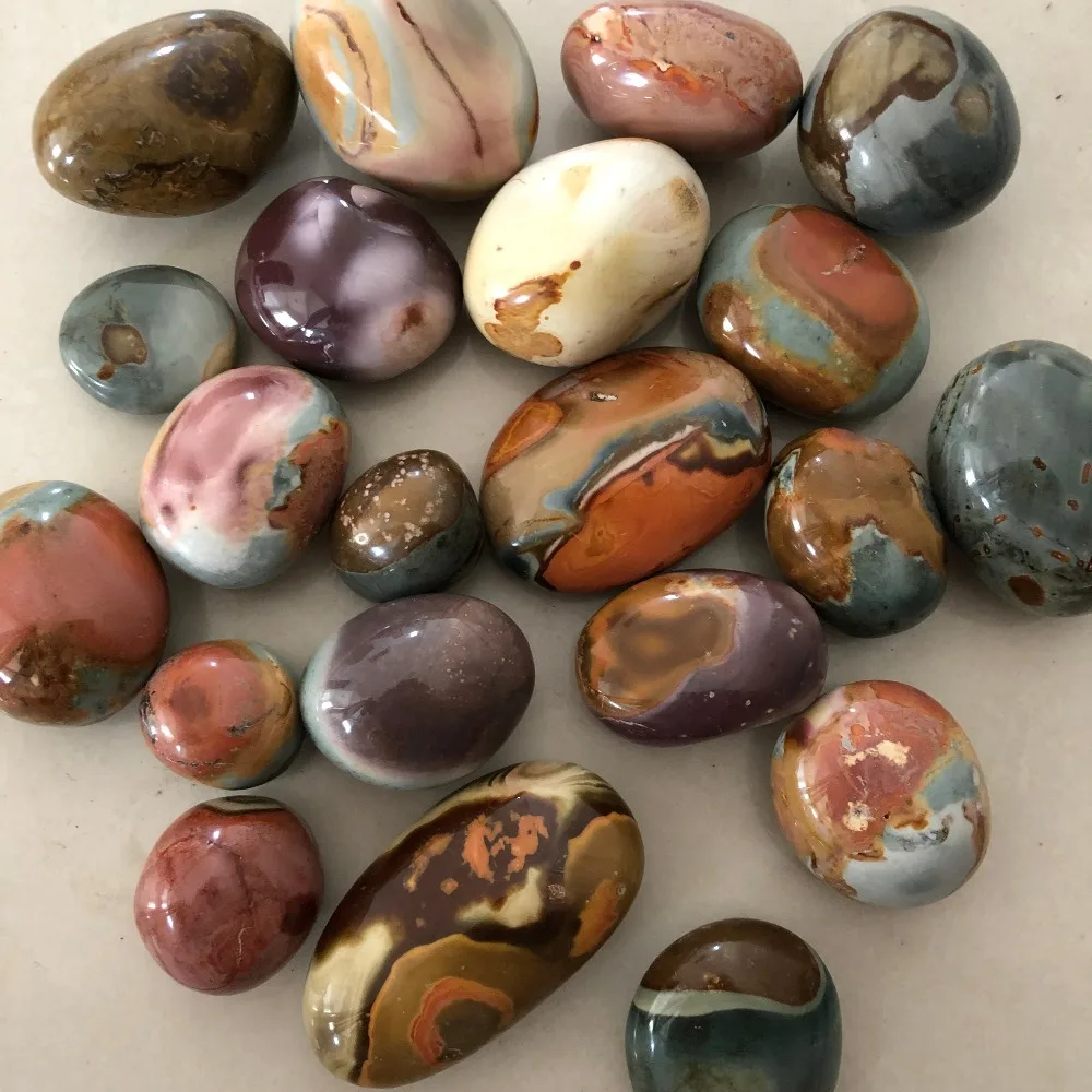 1 кг натуральный полихромированный Океанский яшма пальмовый камень из