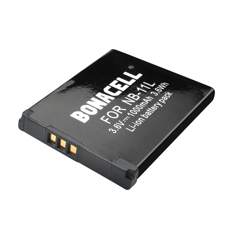 Bonacell 3,6 V 1000mAh перезаряжаемые батареи NB-11L NB 11L для Canon PowerShot SX410 SX400 IS ELPH 320