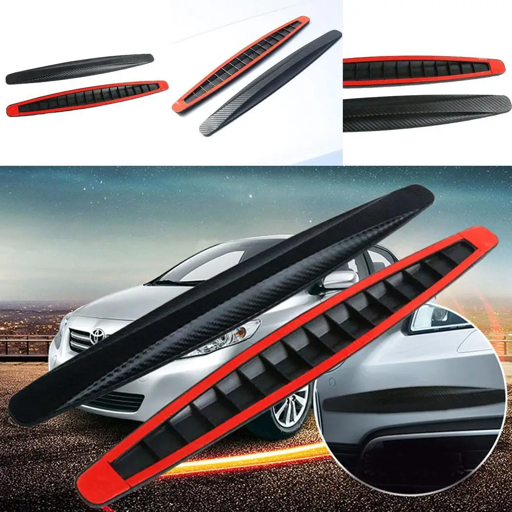 1 Pair Car Bumper Protector Corner Guard Easily posted and removed Body Sticker General Anti-Scratch Strips | Автомобили и