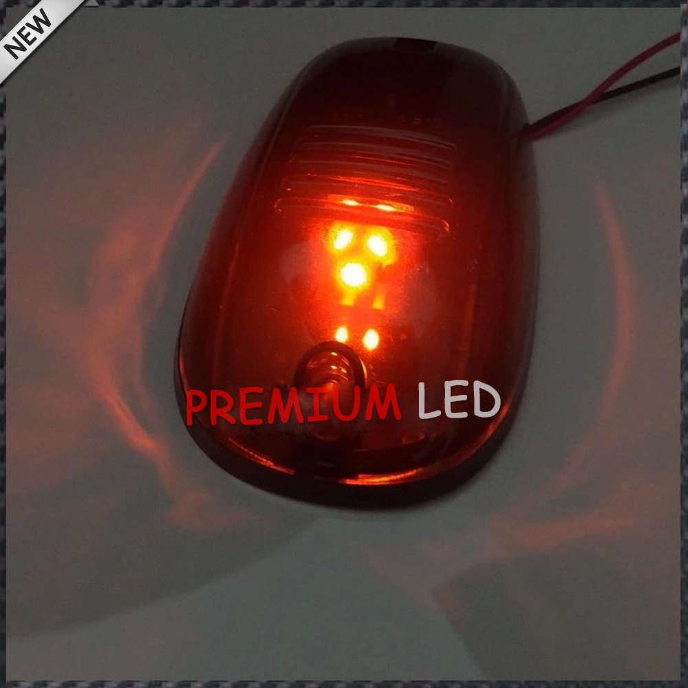 5 шт. черный дымчатый маркер на крышу кабины ходовые лампы с 5-SMD-5050 янтарный