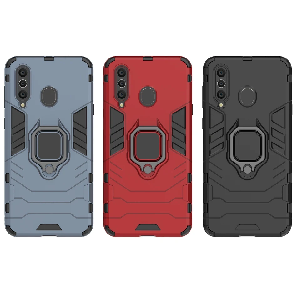 Для samsung A7 A9 A8 Plus гибридный защитный чехол с подставкой для Galaxy A20S A10S M30S A70S A50 A8S противоударный чехол с магнитным кольцом