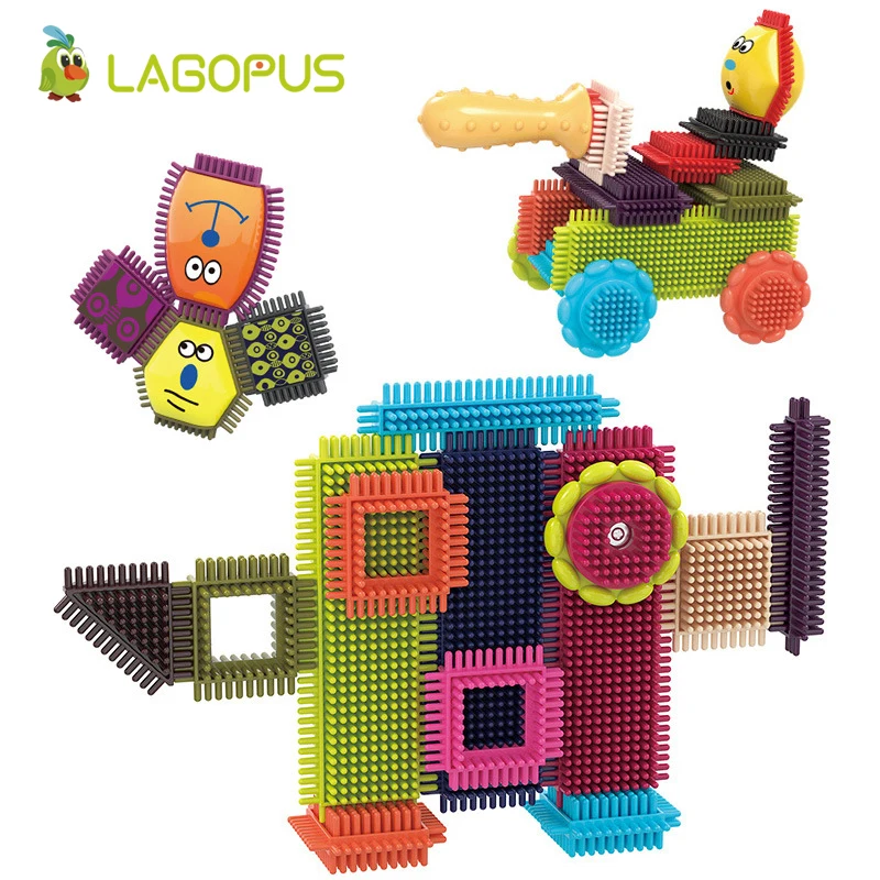 Lagopus строительные блоки грива Мягкие игрушки для детей детские игрушечные Блоки