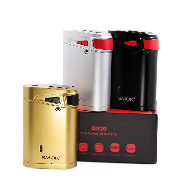 Оригинальный 320 Вт SMOK G320 переменная мощность термоконтроль для 510 потоков бака