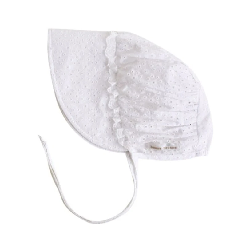 Style 1 White Новая летняя шапка для маленьких девочек 0-3 лет, кружевная Детская шляпа с цветочным узором, шляпа от солнца для девочек, пляжная кепка, детская шапка, шапка s - Цвет: Style 1 White