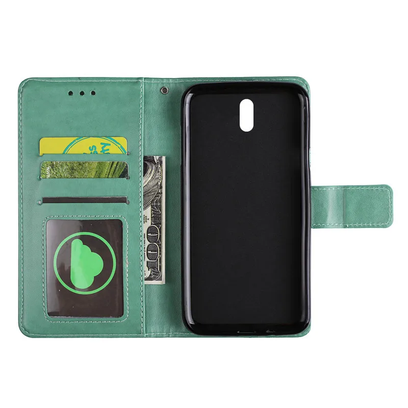 Роскошный цветок кожа флип Fundas бренд Чехол для Coque Samsung Galaxy J3 J5 J7 J330 j530 j730 ЕС Версия чехол Капа