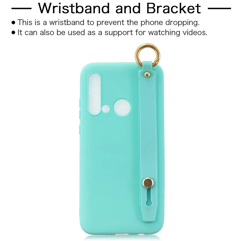 MINT wrist band Ремешок на руку, кронштейн, чехол для huawei Psmart Z Honor9 lite P20 P30 Pro P10lite Etui для huawei P Smart Y7 Y9 - Цвет: MINT wrist band