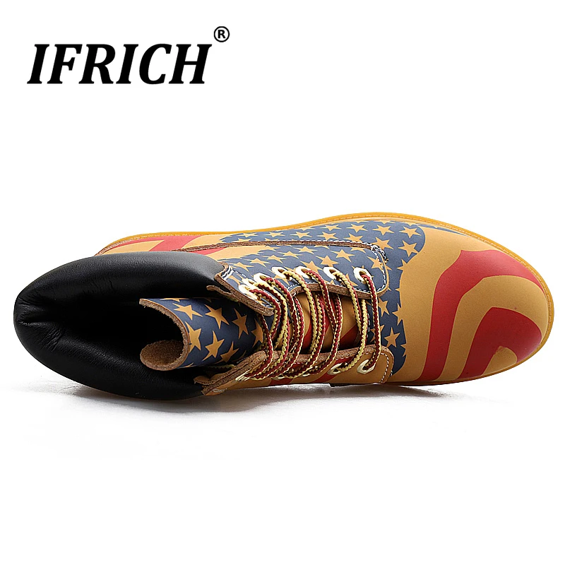 New Luxury Cowboy Boots Mens High Quality Male Casual Shoe Comfortable Working Boots For Men Fashion Men Spring/Autumn Boot