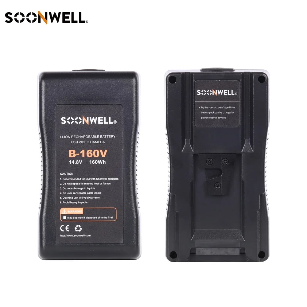 Soonwell B-160V литий-ионная аккумуляторная батарея 14 4 Втч 11 Ач в V-lock V-mount для фото-и