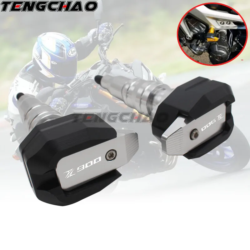 Motorcycle Protection Frame Slider Fairing Guard Anti Crash Pad Protector For Kawasaki Z900 Z 900 2017 2018 2019 | Автомобили и