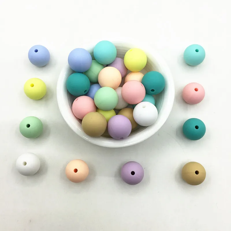 2018 новые силиконовые бусины для прорезывания зубов Прорезыватель карамельных