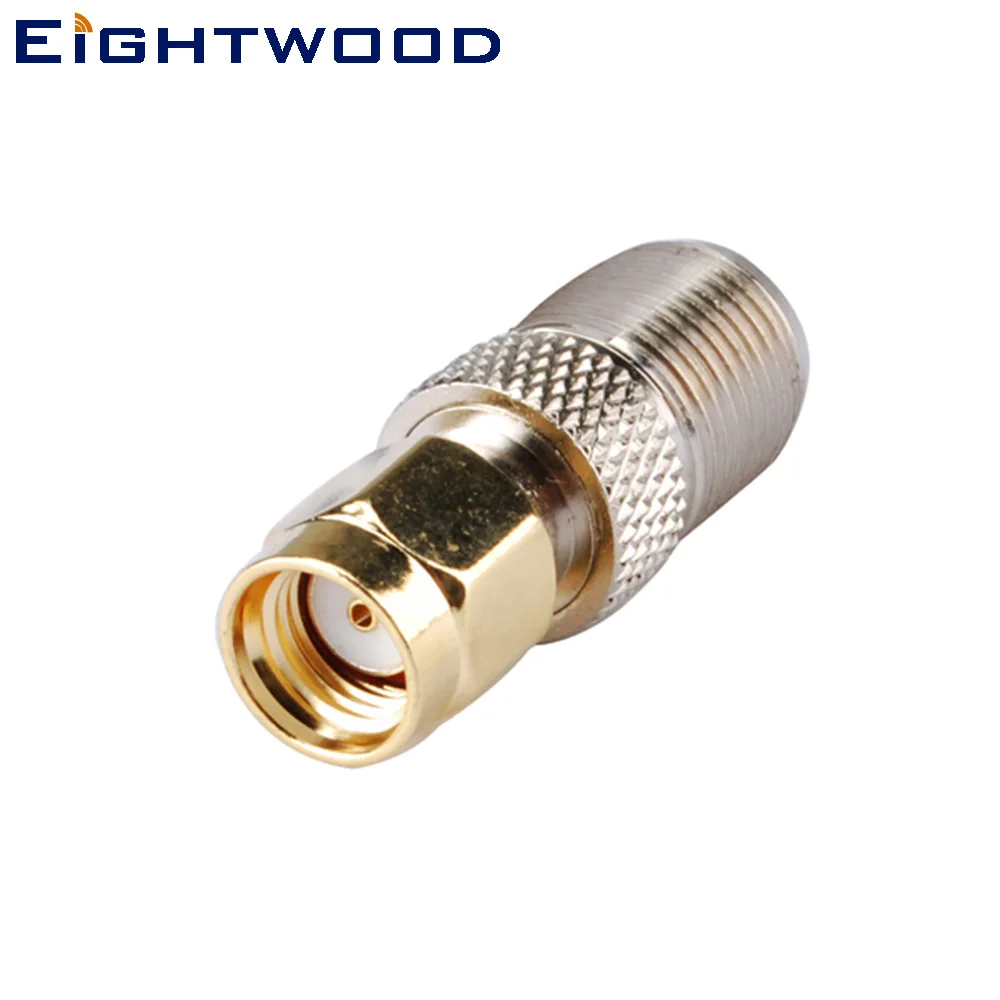 Eightwood F to RP SMA коаксиальный переходник RF Jack Female Plug прямое гнездо для разъема|Кабели