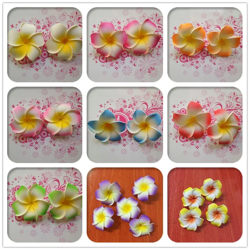 Аксессуары для волос сделай сам из искусственной пены EVA 100 шт. 4 см гавайская