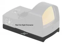 Векторная оптика миниатюрный красный точечный прицел заднее крепление для