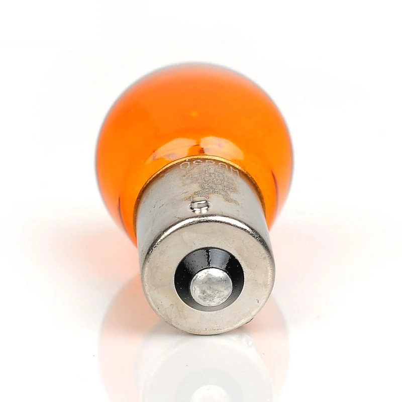 Автомобильная галогенная лампа OSRAM 7507 PY21W S25 BAU15s 12 в 21 Вт желтая Янтарная