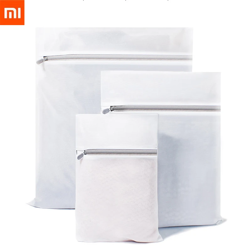 3pcs 3 шт./лот Xiaomi Youpin высокое качество мешок для стирки, чтобы предотвратить запутывание, чтобы уменьшить износ, стирка и сухая отделка - Цвет: 3pcs