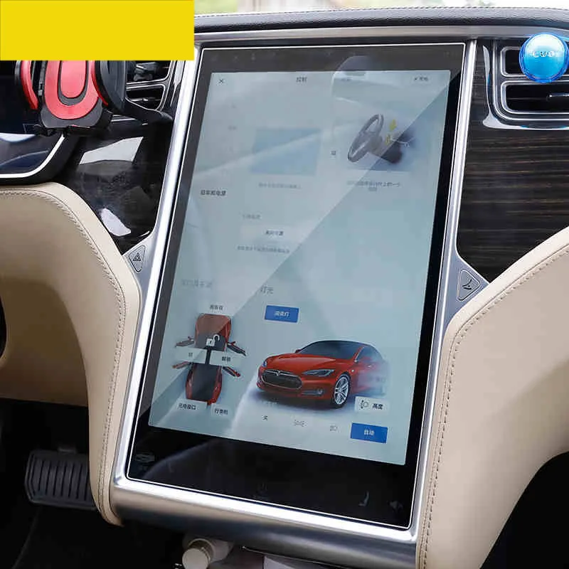 Lsrtw2017 автомобильный навигационный экран закаленная пленка для tesla model s x 2015 2016 2017