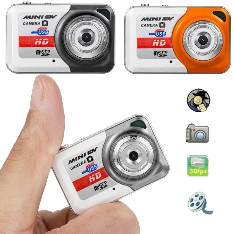 Портативный Мини цифровой Камера Ultra HD Поддержка TF карты с микрофоном цифрового