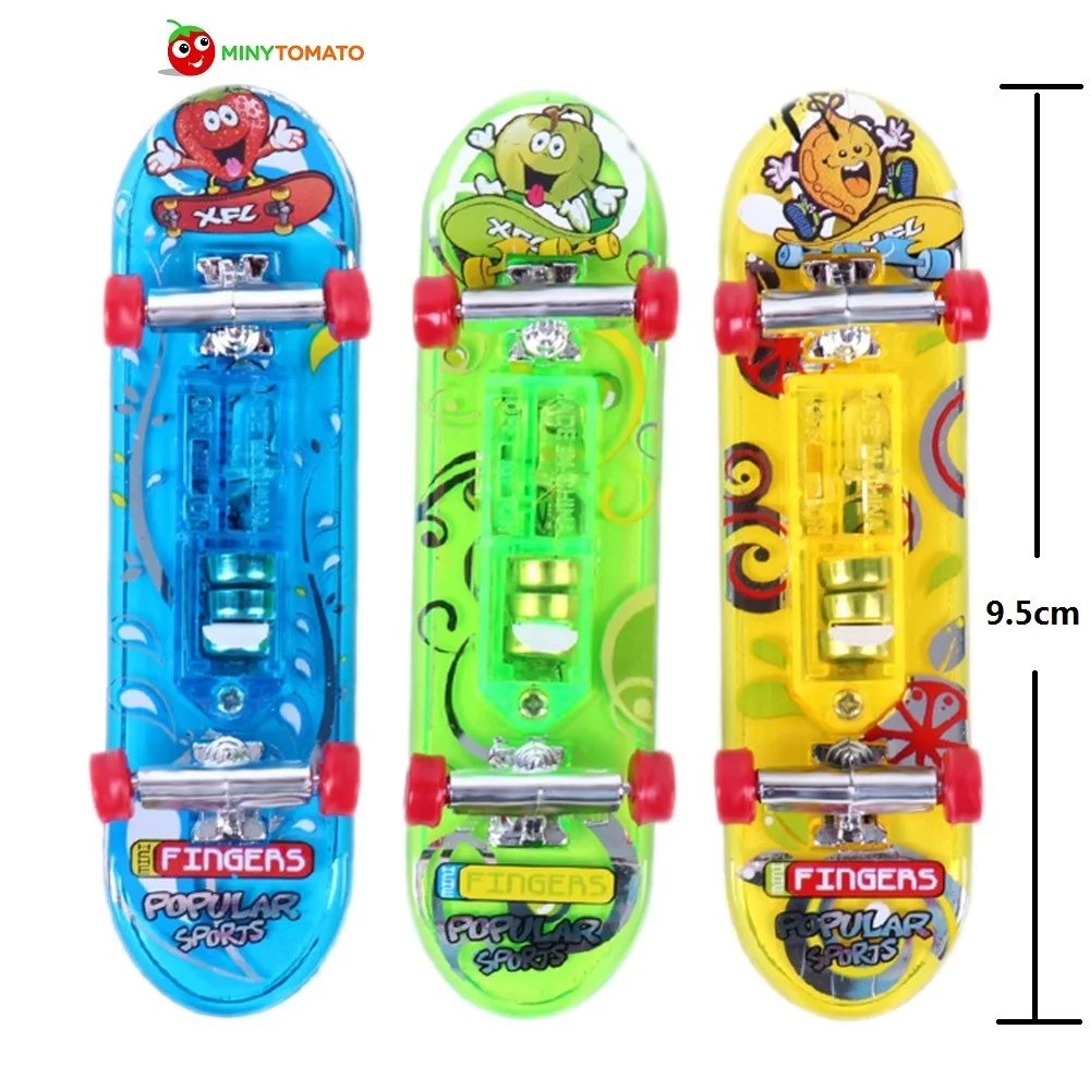 10 шт./лот мини-легкий скейтборд игрушки доска для скейтборда Tech Мальчик Дети