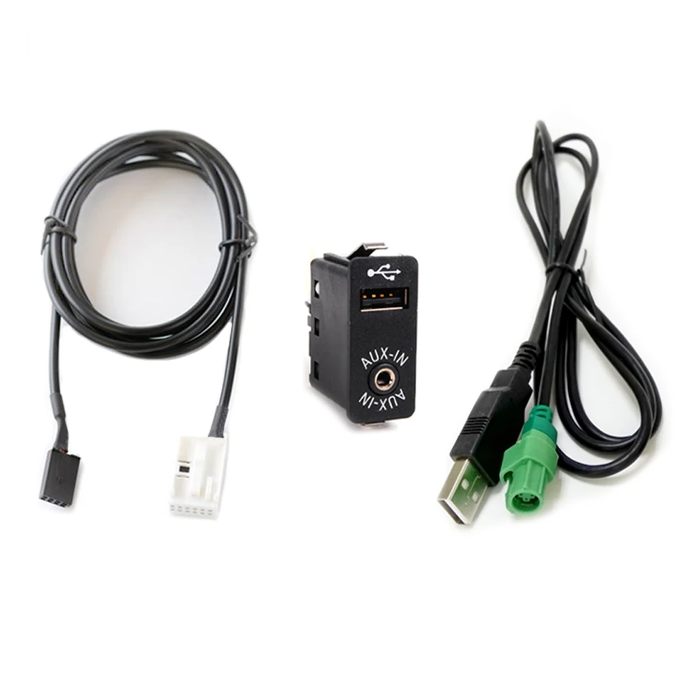 Biurlink AUX in USB переключатель разъем провод зарядки для BMW E60 E63 E64 E65 E66 E81 E82 E87 E88 E70 E90 E91
