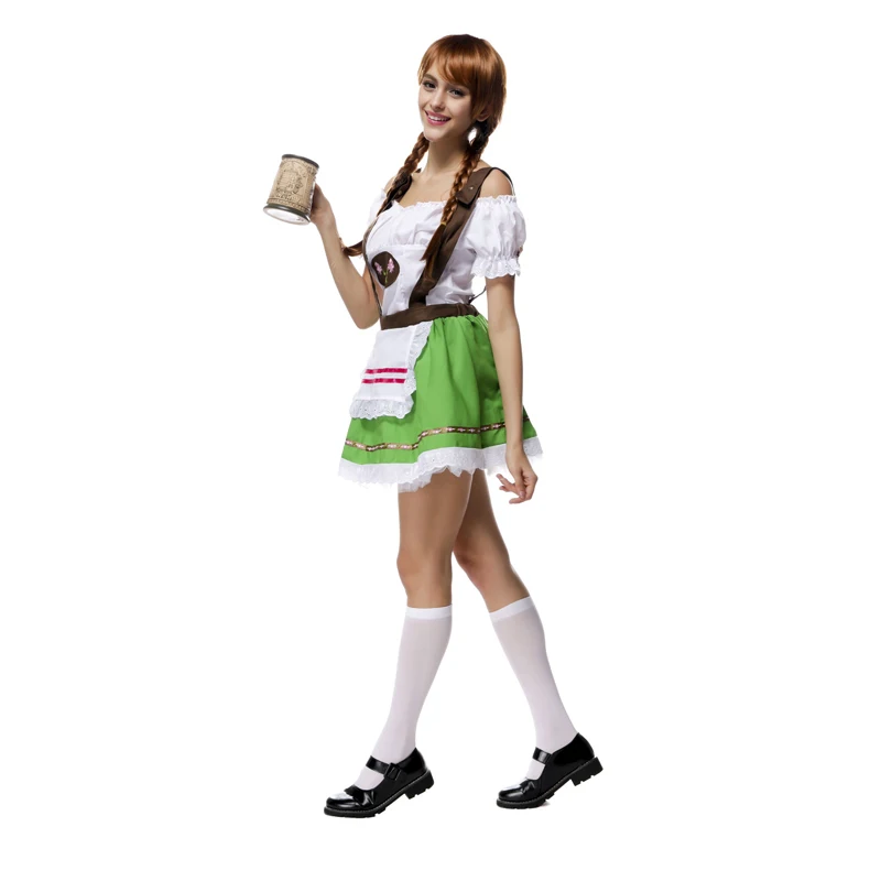 Взрослая Женская пивная девочка Октоберфест милый костюм|beer girl|oktoberfest costumecostume