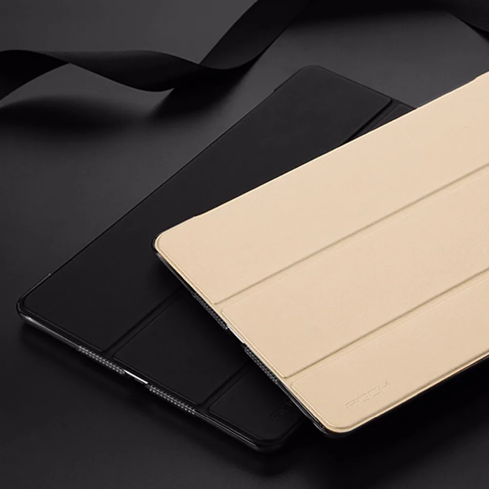Rock для iPad Pro 10,5 дюймов кожаный чехол ультра тонкий флип чехол держатель чехол для iPad 10,5 дюймов Coque Fundas
