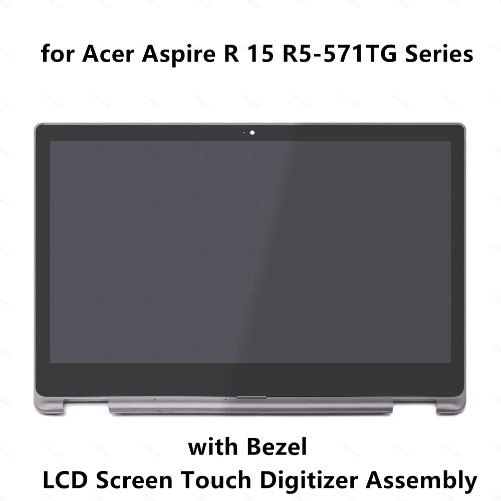 ЖК-экран панель дисплея сенсорный дигитайзер стекло в сборе для Acer R 15 R5-571TG-57YD