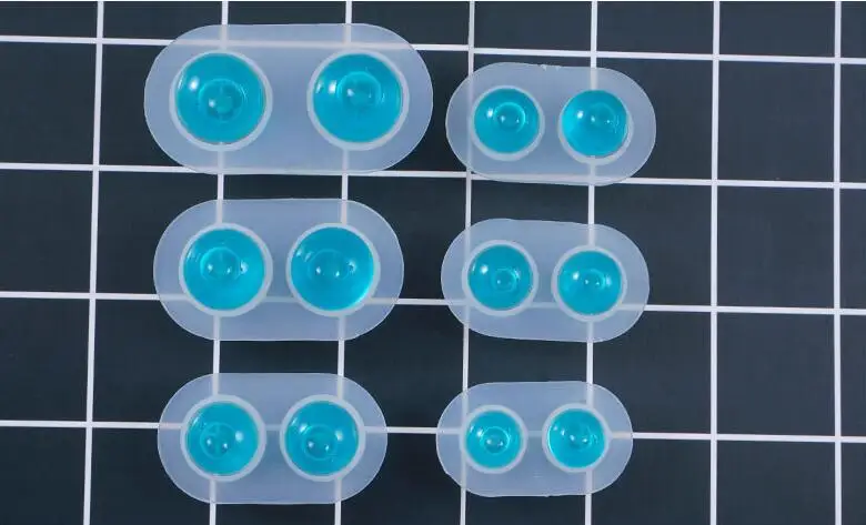 Силиконовая форма сделай сам 6 размеров зеркальная для изготовления ювелирных