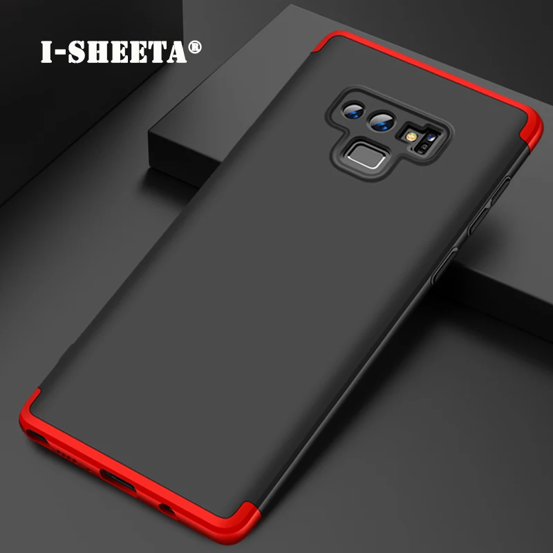 I-sheeta чехол для Samsung Note 8 360 полная защита жесткий Гибридный ПК 3 в 1 9 S9 Plus J7 MAX DUO чехлы