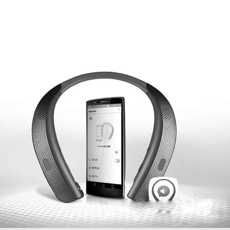 5D стерео Беспроводная bluetooth колонка водонепроницаемый носимое кольцо шейный