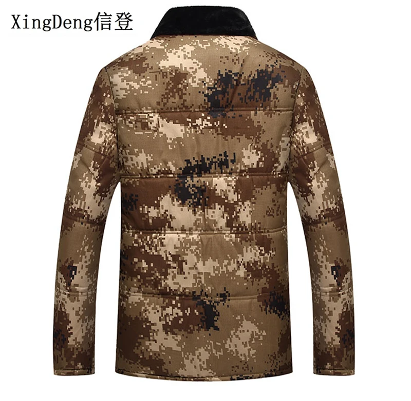 Новинка 2018 водонепроницаемые хлопковые куртки XingDeng Мужская камуфляжная модная