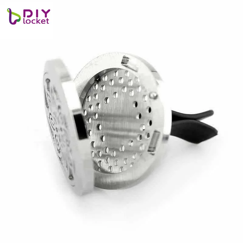 diylocket 30mm Aromatherapy Locket Foot Track Lockets Car Diffuser 316L Stainless Steel Free Pads LSLA467 | Украшения и