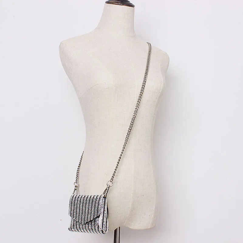 Женский ремень из искусственной кожи XITAO черный пояс с бриллиантами и карманами в