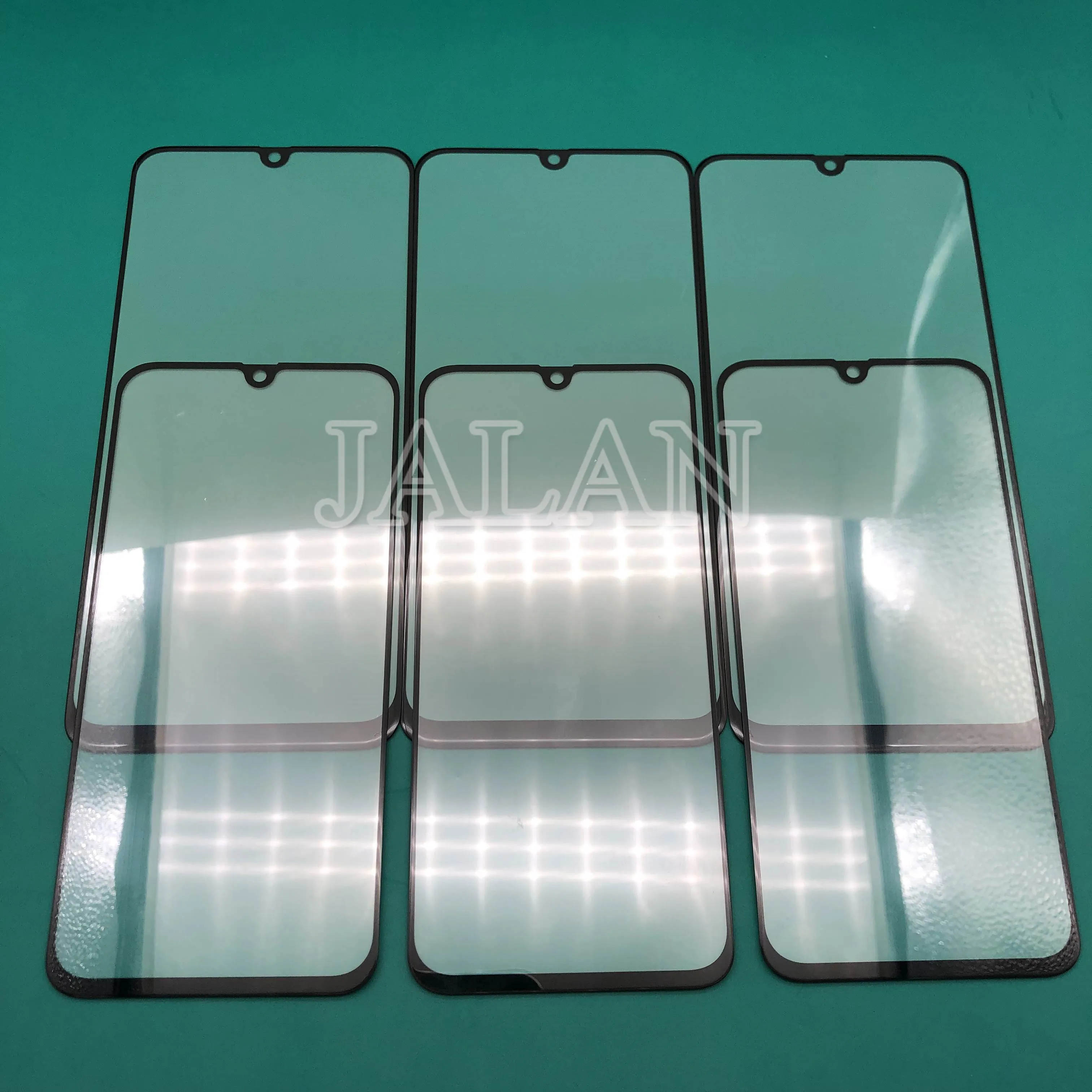 5 шт. переднее стекло+ oca для samsung Galaxy A10 A20 A30 A50/A40/A60/A70/A80 A90 ЖК-дисплей сенсорный поврежденное стекло Ремонт Замена