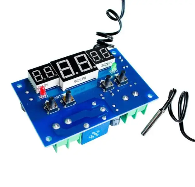 5PCS/LOT DC12V thermostat Intelligent digital temperature controller With NTC sensor W1401 led display | Компьютеры и офис