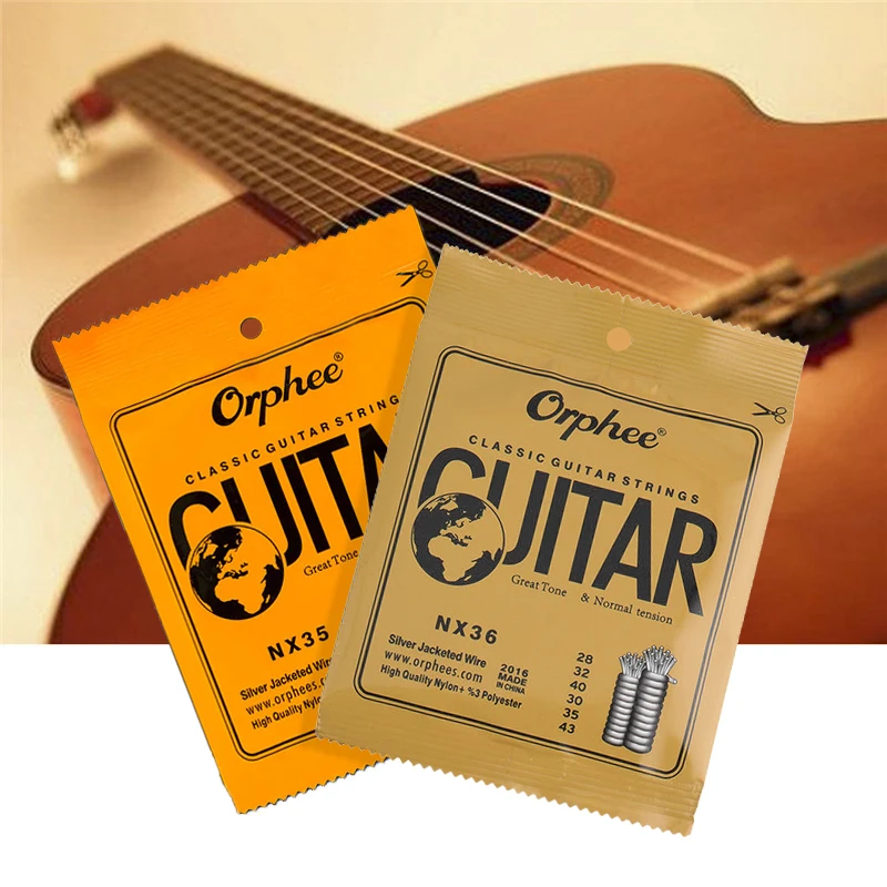 Orphee NX обычные классические Гитары строки серии (Цвет Пластик мешок печать)
