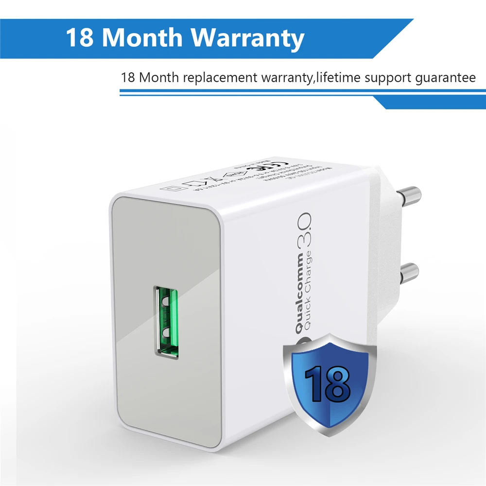Зарядное устройство TIEGEM Quick Charge 3 0 USB QC универсальное настенное зарядное для