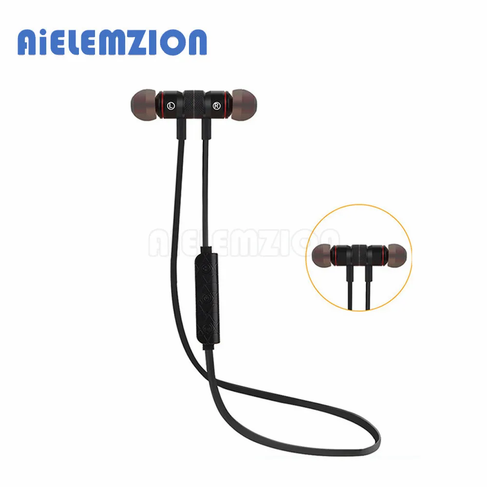Спортивные магнитные наушники-вкладыши AiELEMZION M9 Bluetooth CSR 4 1 с микрофоном
