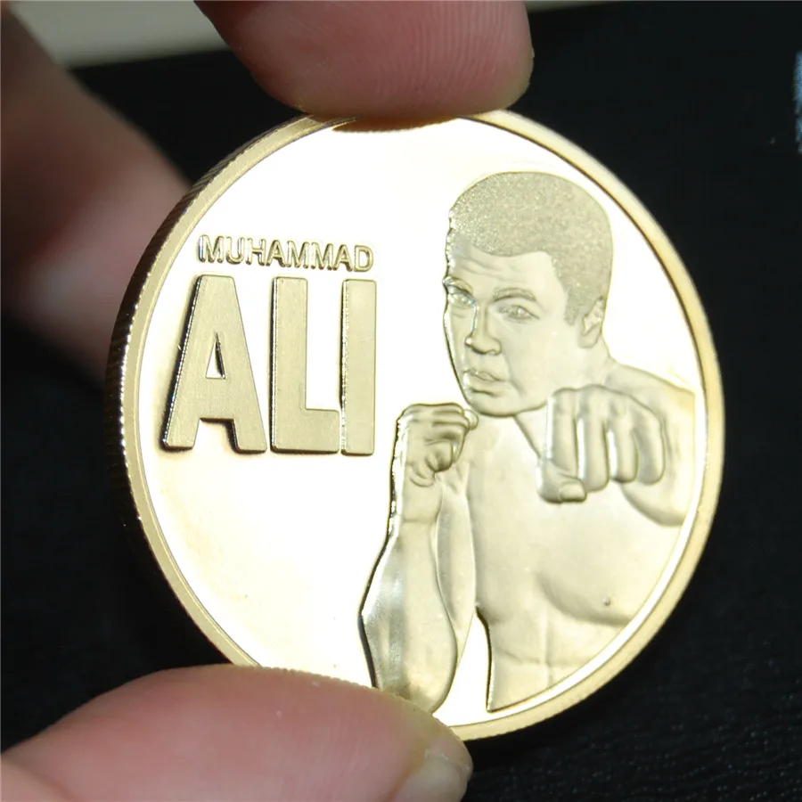 Золотая монета 2016 США король бокса Мохаммеда Али 10 шт./лот бесплатная доставка|us