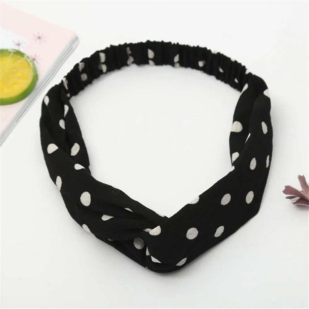 Повязка для волос в стиле бохо женская эластичная спортивная лента с цветочным