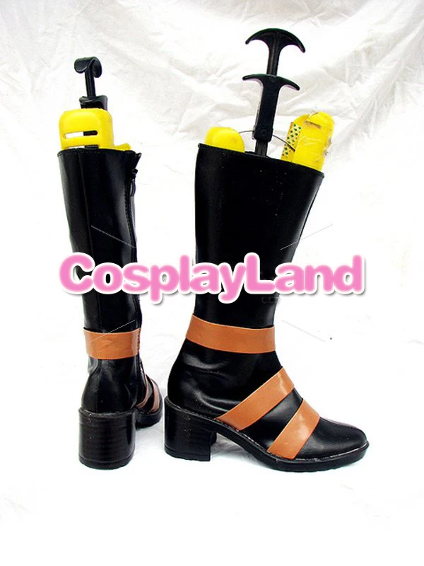 Черные ботинки для взрослых обувь косплея | Тематическая одежда и униформа