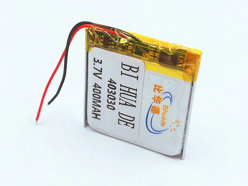 

Li-Po 10pcs [SD] 3.7V,400mAH,[403030] Polymer lithium ion / Li-ion battery for TOY,POWER BANK,GPS,mp3,mp4,cell phone,speaker