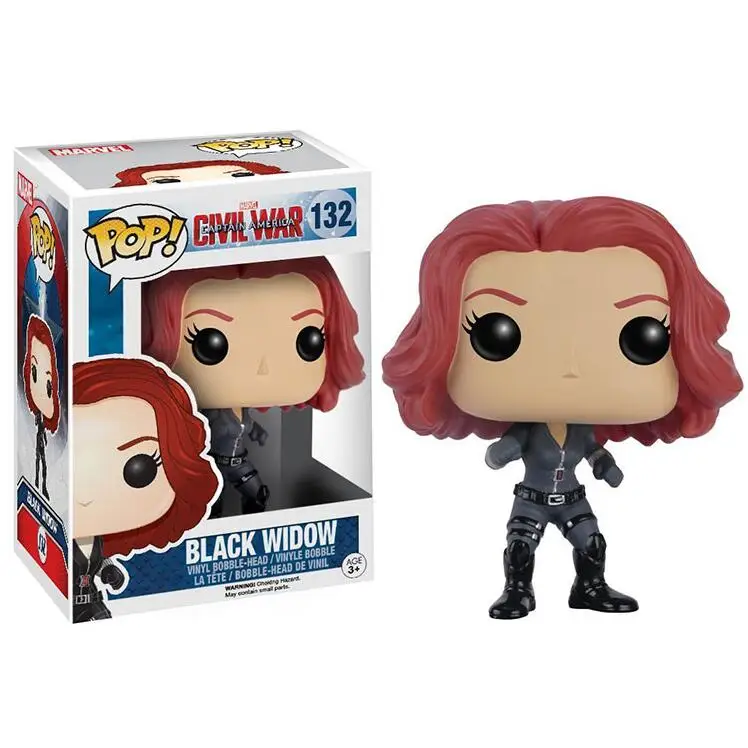 Box FUNKO POP Marvel Мстители 3 Бесконечная война Человек-паук модель игрушки Raytheon фигурка Коллекционная детская игрушка - Цвет: Box