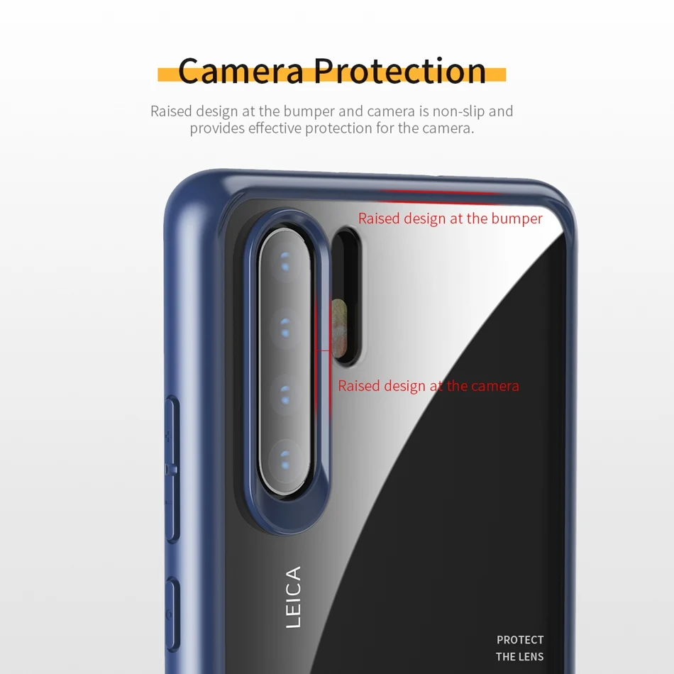 ROCK чехол с полной защитой для huawei P30 P30 Pro тонкий прозрачный ТПУ защитный чехол для P30 Pro задняя крышка мобильный чехол для телефона