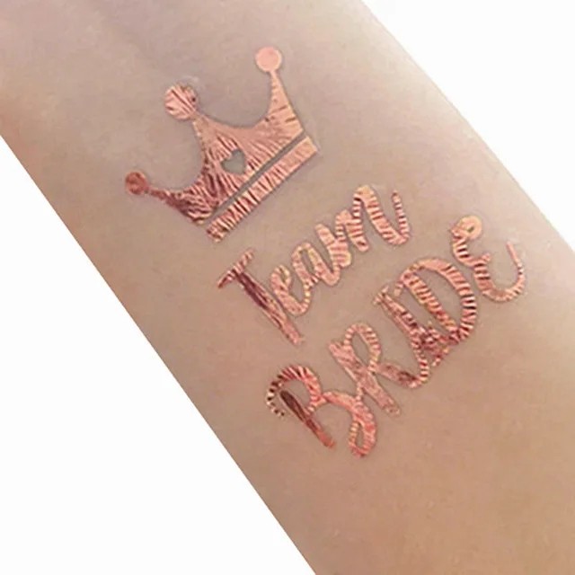 1pc T12 rose gold Подарок для подружки невесты, временные наклейки для невесты/Искусственные цветы на запястье, свадебные сувениры и подарки для гостей, индивидуальный подарок - Цвет: 1pc T12 rose gold