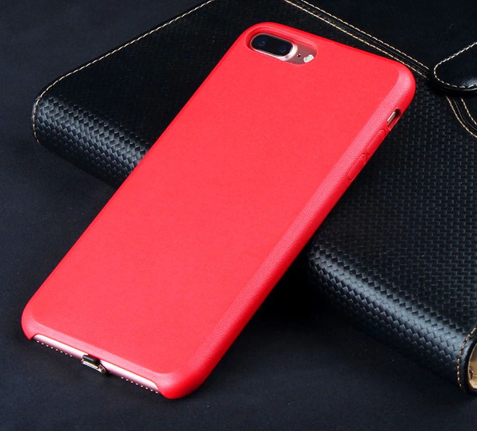 Amstar Qi Беспроводное зарядное устройство приемник чехол для iphone 7 7Plus 6 6Plus 6s 6s Plus кожаный беспроводной зарядный передатчик чехол